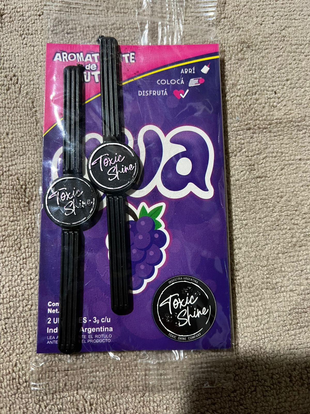 Aromatizante de Uva para Tobera