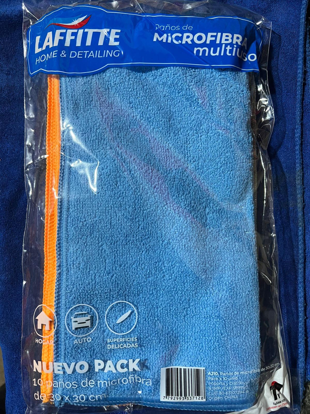 Pack de 10 Paños de Microfibra 30 x 30 cm – LAFFITTE