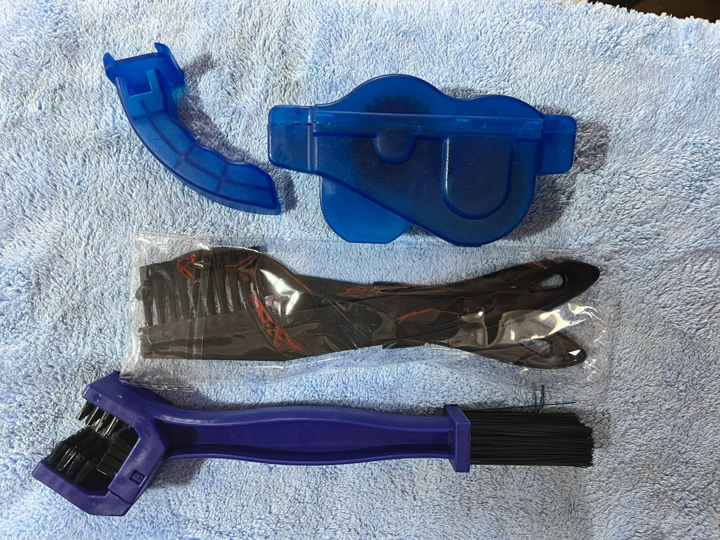 Kit de 4 Piezas Limpia Cadenas de Transmisión para Motos