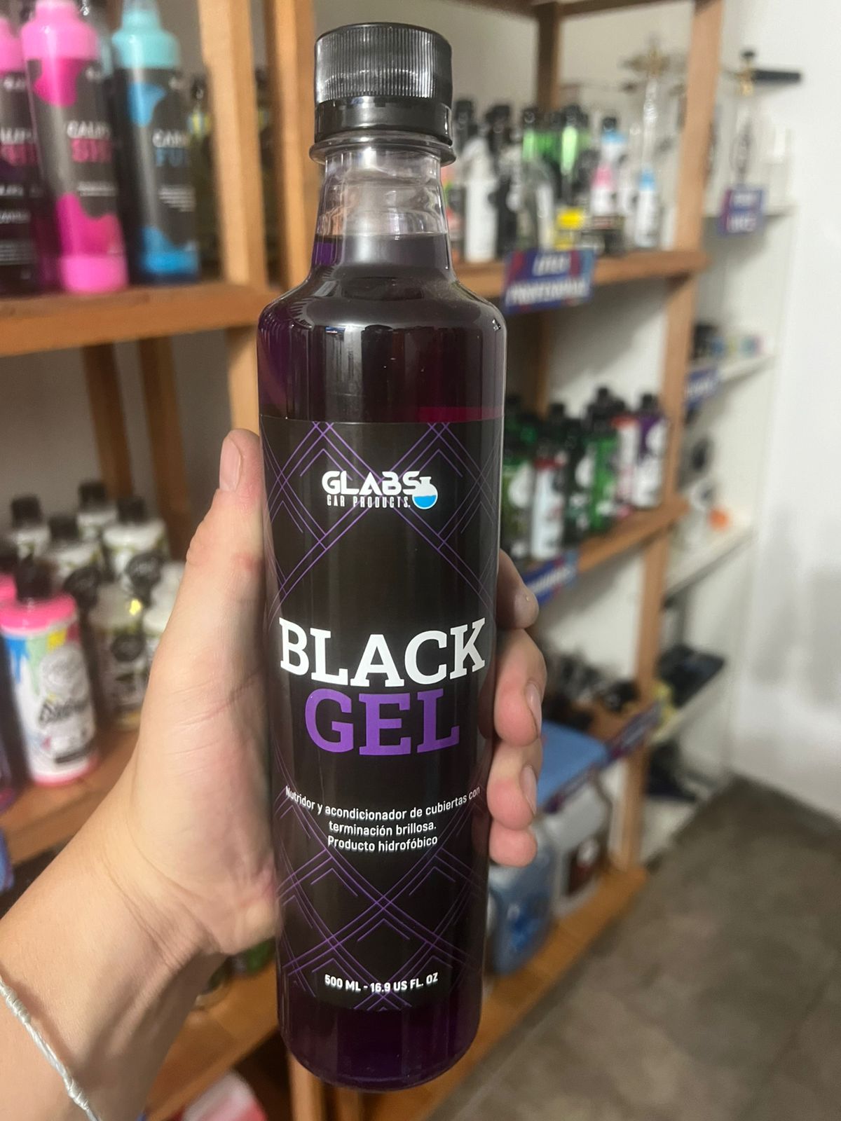 BLACK GEL- ACONDICONADOR DE CUBIERTAS - GLABS