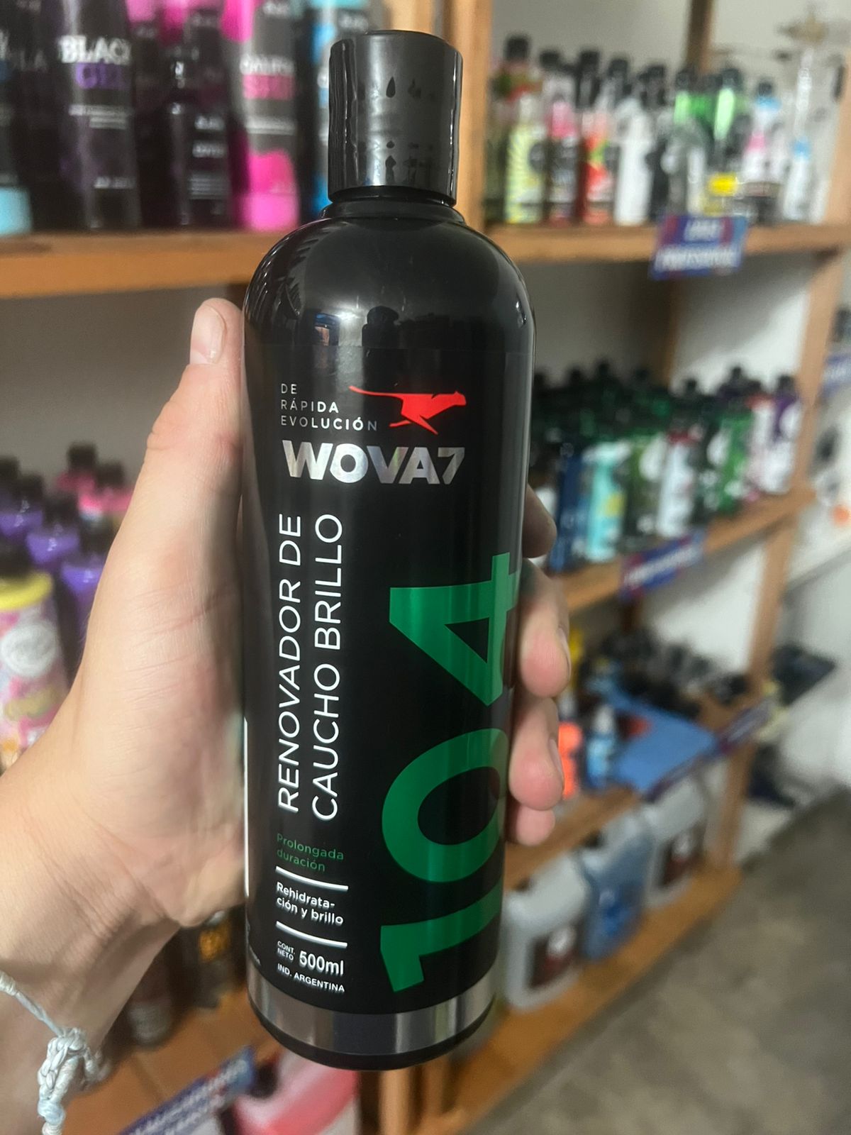 RENOVADOR DE CAUCHO BRILLO- WOVA7 104