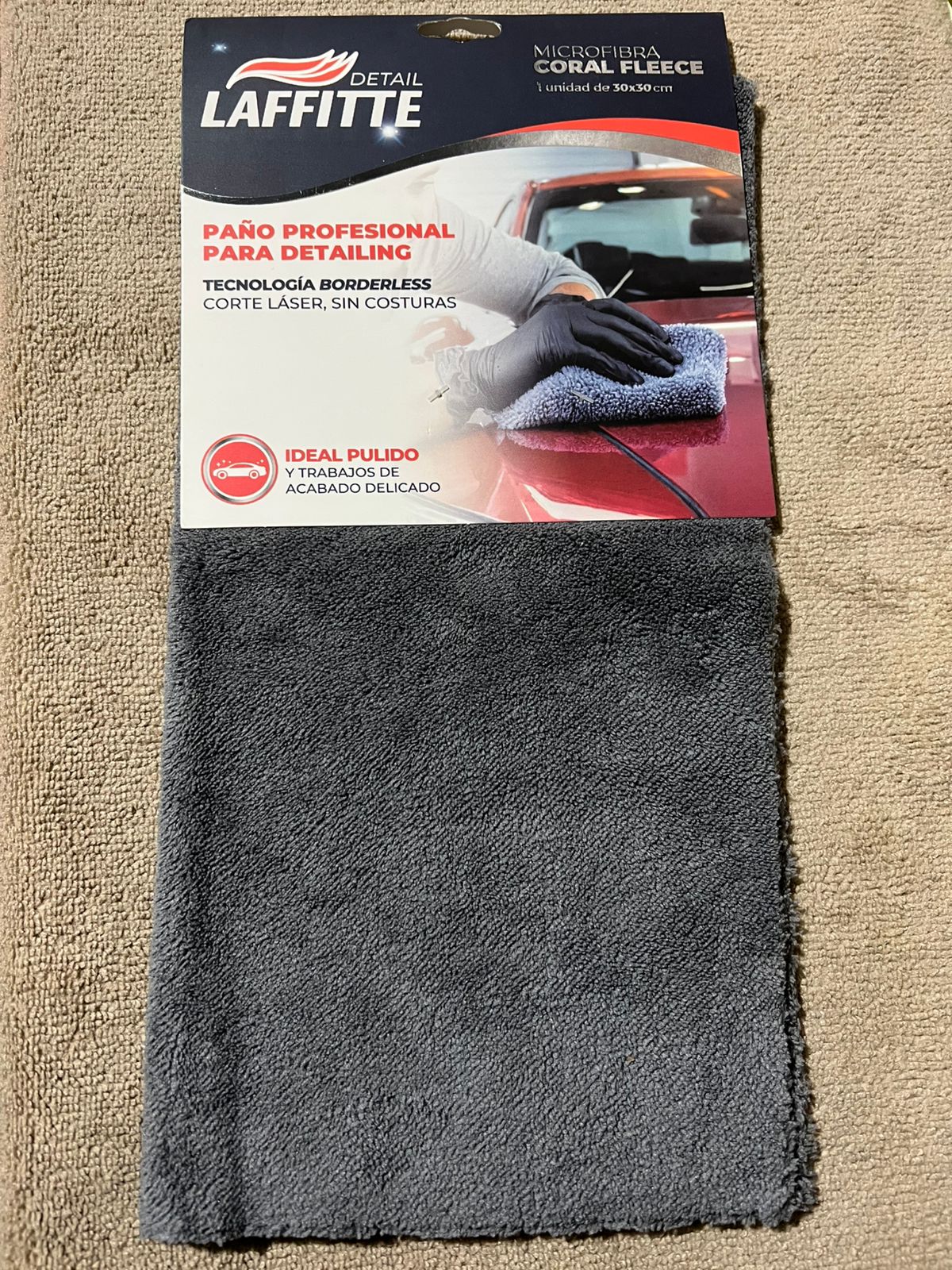 Microfibra Profesional de Pulido Laffitte 30x30 cm- PARA CERA O PULIDO