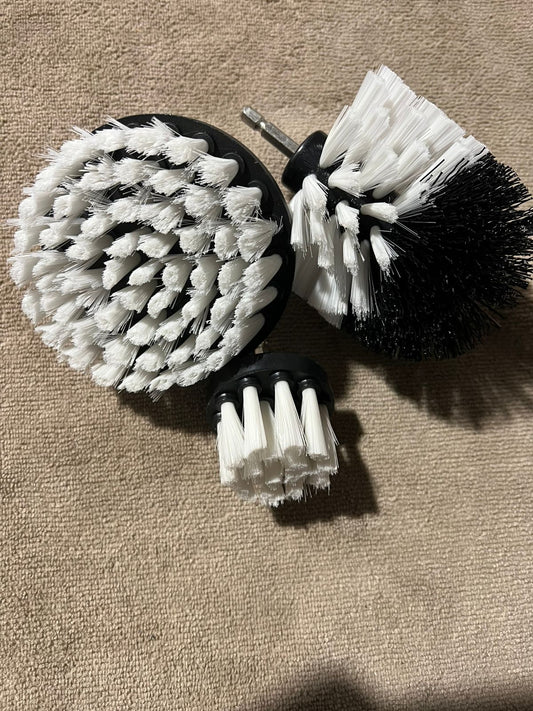 Set x3 Cepillos blancos BLANDOS  para Taladro  – Laffitte