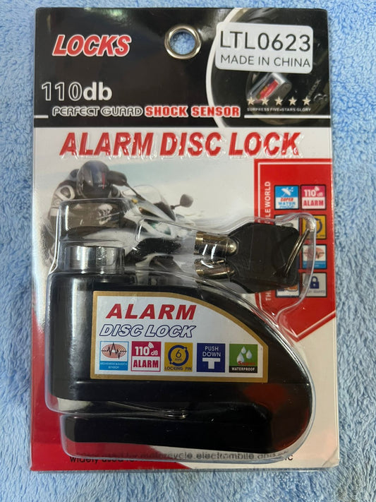 Alarma para Motos con Candado Blindado y Traba de Disco