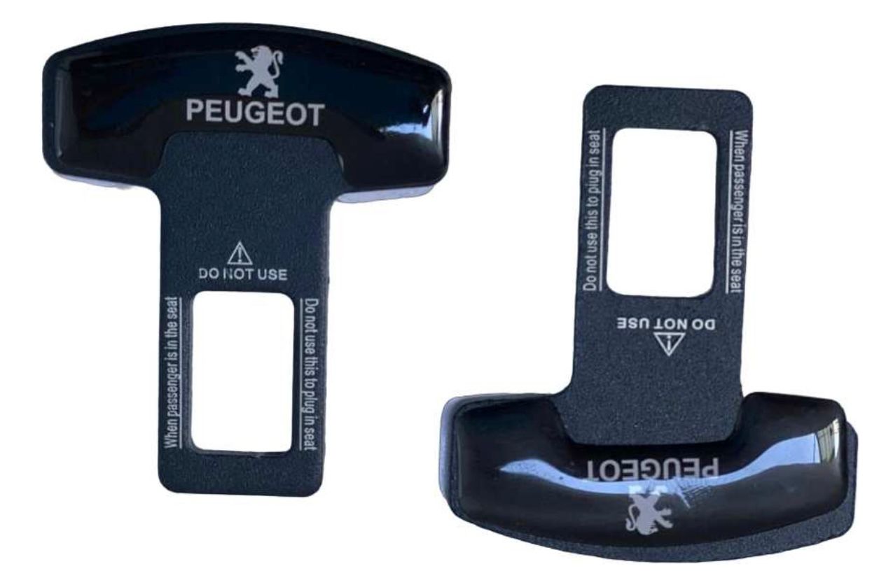 Hebilla cinturon corta sensor ANTIALARMA X 2