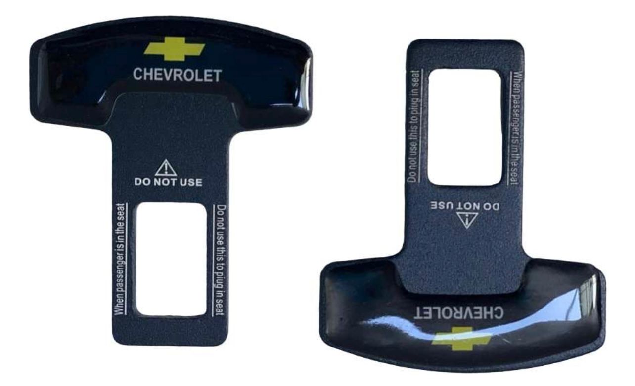 Hebilla cinturon corta sensor ANTIALARMA X 2