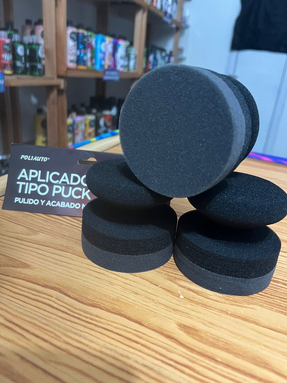 APLICADOR TIPO PUCK PARA PULIDO Y ACABADO MANUAL- POLI AUTO