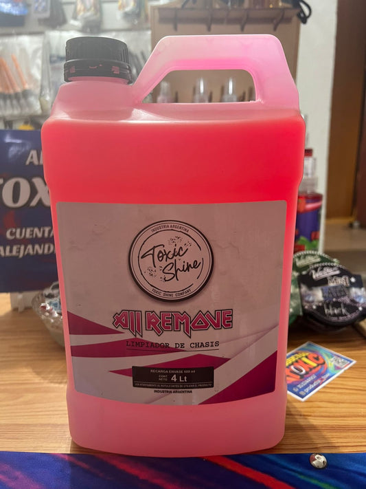 ALL REMOVE – BIDÓN 4 LITROS - TOXIC SHINE