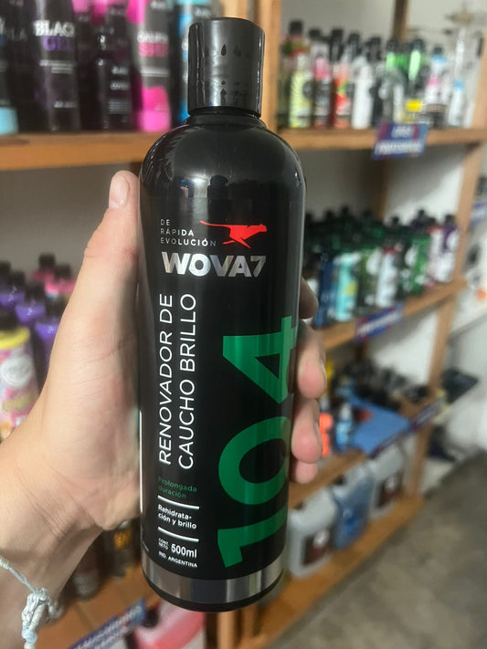 RENOVADOR DE CAUCHO BRILLO- WOVA7 104
